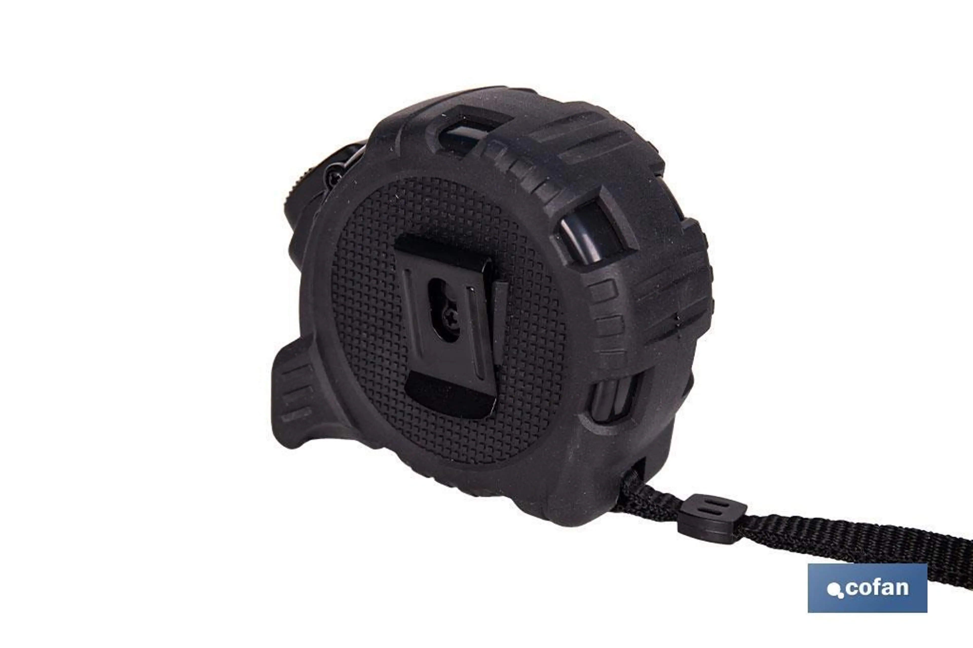 FLEXÓMETRO HOJA NEGRA DOBLE CARA 25