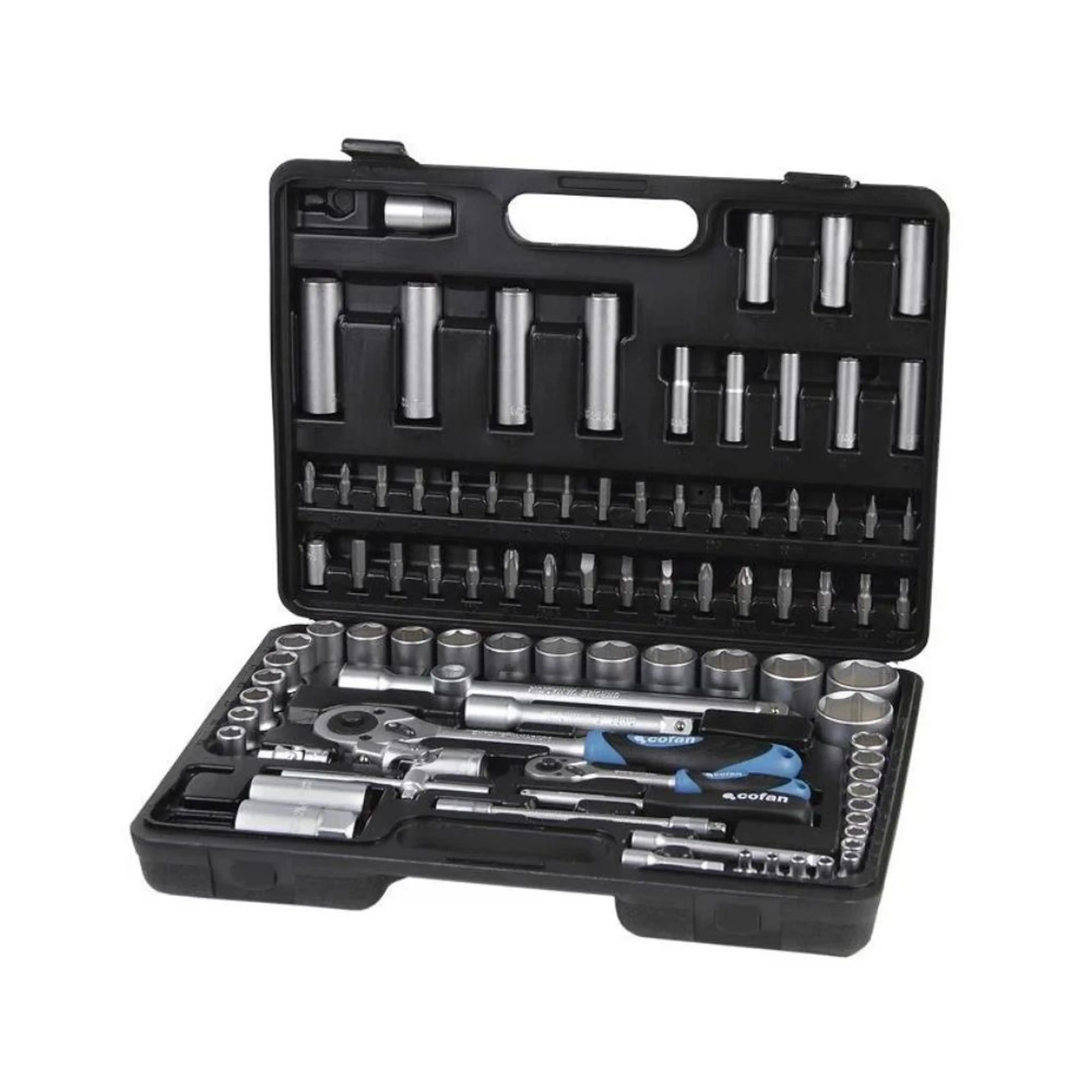 MALETÍN 94 PCS STANDARD 1/4" Y 1/2"