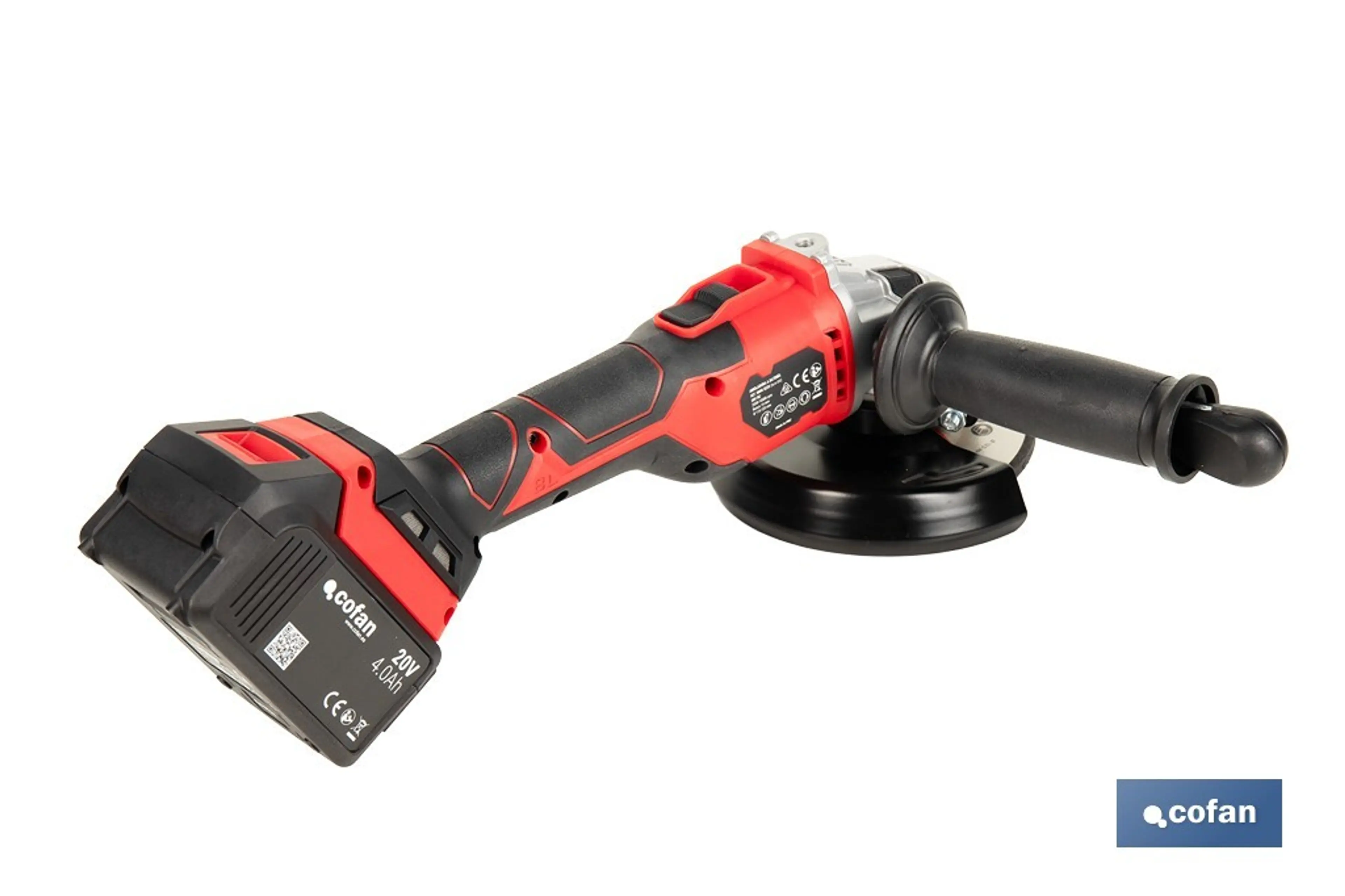 AMOLADORA A BATERÍA LI-ION 20 V 10.